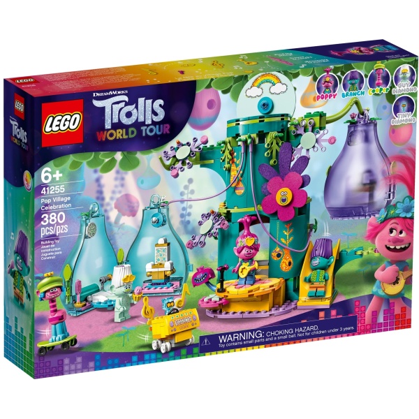 Lego Trolls World Tour Sarbatoarea Populara Din Sat 6 Ani+ 380 Piese 41255